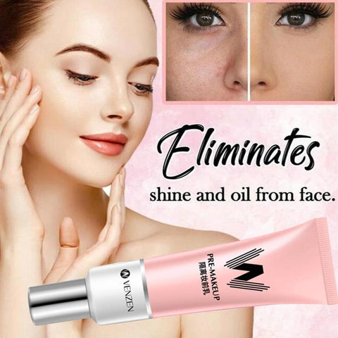 30ml VENZEN W Primer Make Up Shrink Pore Primer Base Smooth Face Brighten Makeup Skin Invisible Pores Concealer Korea