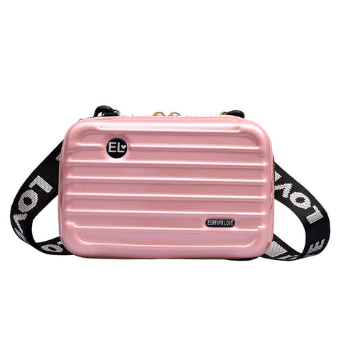 2019 Hot Personality Fashion Women Mini Suitcase Shape Crossbody Bag
