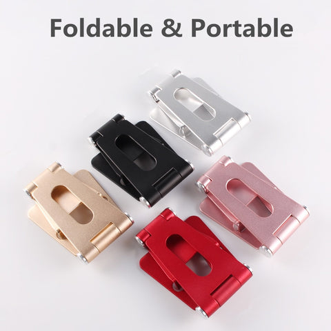Rotatable Aluminum Alloy Tablet Holder for ipad air 1/2 mini 1/2/3/4 pro 9.7 10.5 12.9 Foldable Cell Phone Holder Stand Support