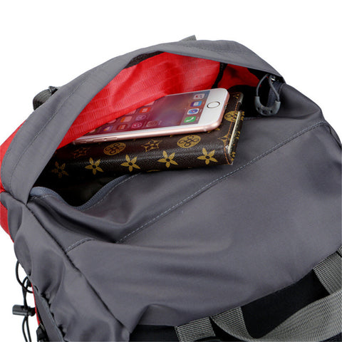 60L Outdoor Backpack Camping Bag with Rain Cover